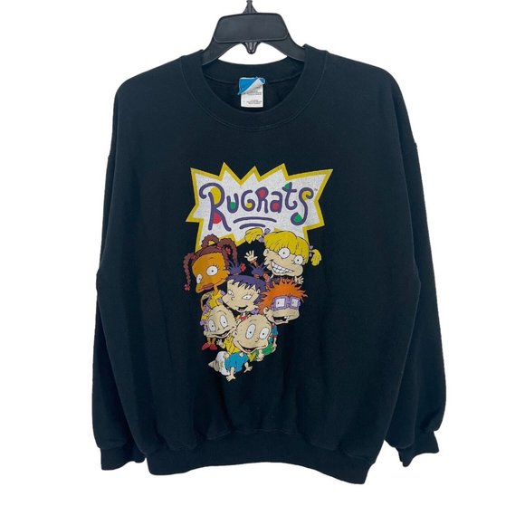 Vintage Other - Vintage 90S Rugrats Freeze Crewneck Pullover Sweatshirt Nickelodeon Black Men's